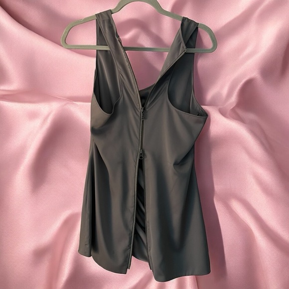 Ted Baker satin ruffle top with back zipper detail - Picture 5 of 5